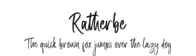 Ratherbe by Zane Studio — Script Handwritten Font — thumbnail 1
