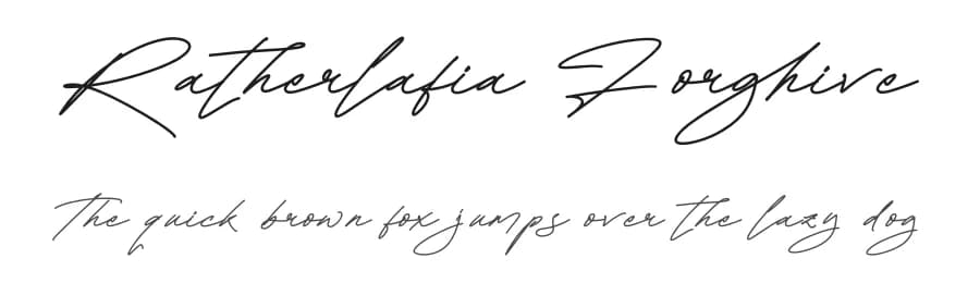 Ratherlafia Forghive by Letterena Studios — Script Handwritten Font