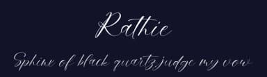 Rathie by Ribeth Studio — Script Handwritten Font — thumbnail 2