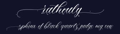 Rathouly by Typhoon Type - Suthi Srisopha — Script Handwritten Font — thumbnail 2