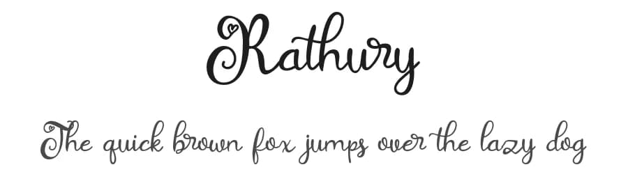 Rathury by StringLabs Creative Studio — Script Handwritten Font