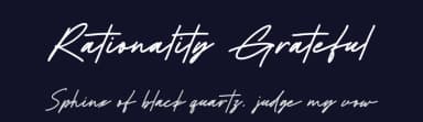 Rationality Grateful by Fikryal studio — Script Handwritten Font — thumbnail 2
