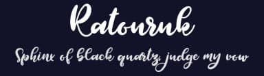 Ratouruk by Zmapist — Script Handwritten Font — thumbnail 2