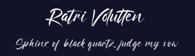 Ratri Volutten by StringLabs Creative Studio — Script Handwritten Font — thumbnail 2
