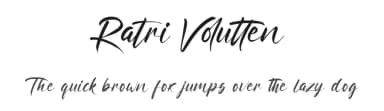 Ratri Volutten by StringLabs Creative Studio — Script Handwritten Font — thumbnail 1