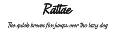 Rattae by Vunira Design — Script Handwritten Font — thumbnail 1