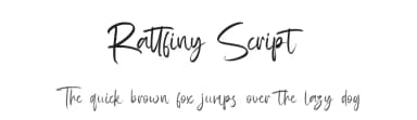 Rattfiny Script by StringLabs Creative Studio — Script Handwritten Font — thumbnail 1