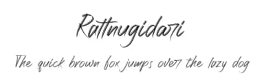 Rattnugidari by StringLabs Creative Studio — Script Handwritten Font — thumbnail 1