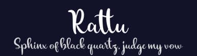 Rattu by StudioAKTYPE — Script Handwritten Font — thumbnail 2