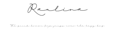 Raulina by Typeline Studio — Script Handwritten Font — thumbnail 1
