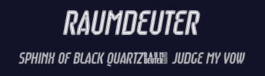 Raumdeuter by Trequartista Studio — Sans Serif Font — thumbnail 2