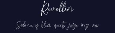 Ravellin by Nyalaapi — Script Handwritten Font — thumbnail 2