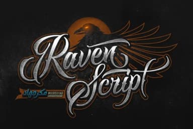 Raven Script Font by Mikrojihad Typefounder — Script Handwritten Font — thumbnail 1