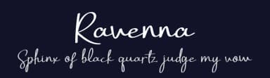 Ravenna by AEN Creative Studio — Script Handwritten Font — thumbnail 2