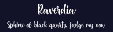 Raverdia by Blankids — Script Handwritten Font — thumbnail 2