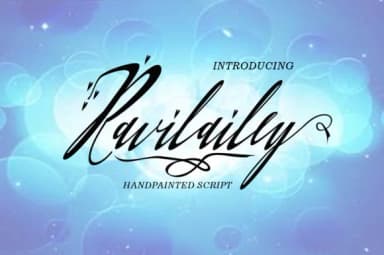 Ravilailey Font by AsaharStudio — Script Handwritten Font — thumbnail 1