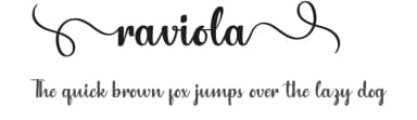 Raviola by RaisProject — Script Handwritten Font — thumbnail 1