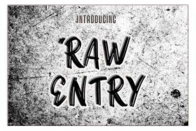 Raw Entry Font by Epiclinez — Script Handwritten Font — thumbnail 1