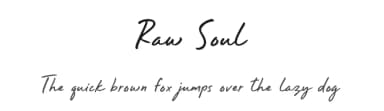 Raw Soul by BLKBK Fonts — Script Handwritten Font — thumbnail 1