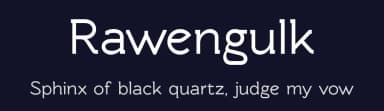 Rawengulk by glukfonty — Sans Serif Font — thumbnail 2