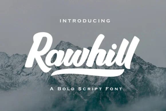 Rawhill Font by dmletter31 — Script Handwritten Font