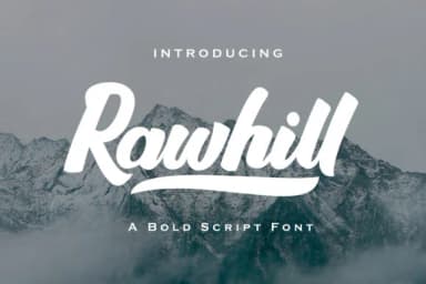 Rawhill Font by dmletter31 — Script Handwritten Font — thumbnail 1