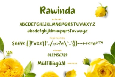 Rawinda Font by Grezline Studio — Script Handwritten Font — thumbnail 6