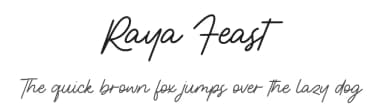 Raya Feast by Allouse Studio — Script Handwritten Font — thumbnail 1