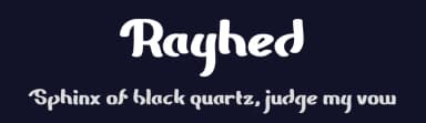 Rayhed by Sealoung — Script Handwritten Font — thumbnail 2