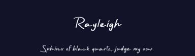 Rayleigh by Allouse Studio — Script Handwritten Font — thumbnail 2