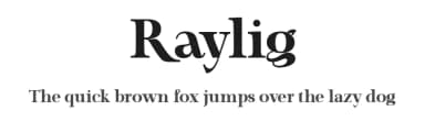 Raylig by Zelow Type — Serif Font — thumbnail 1