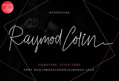Raymod Colin Font by Ijem RockArt — Script Handwritten Font — thumbnail 1
