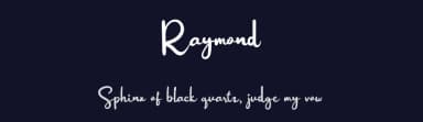 Raymond by twinletter — Script Handwritten Font — thumbnail 2