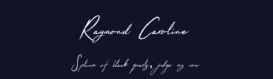 Raymond Caroline by UI Creative — Script Handwritten Font — thumbnail 2