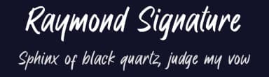 Raymond Signature by Kotak Kuning Studio — Script Handwritten Font — thumbnail 2
