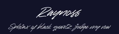 Raynoss by Kong Font — Script Handwritten Font — thumbnail 2
