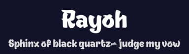 Rayoh by productype.com — Script Handwritten Font — thumbnail 2