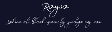 Raysa by Eddy Goodboy — Script Handwritten Font — thumbnail 2