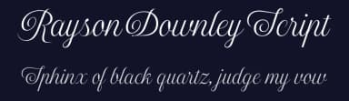 Rayson Downley Script by Måns Grebäck — Script Handwritten Font — thumbnail 2