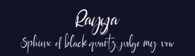 Rayya by Letterara — Script Handwritten Font — thumbnail 2