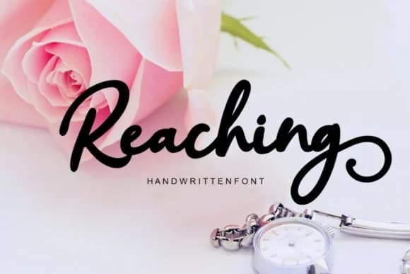 Reaching Script Font by Stellar Studio — Script Handwritten Font