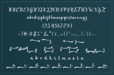 Reading Script Font by Amarlettering — Script Handwritten Font — thumbnail 4