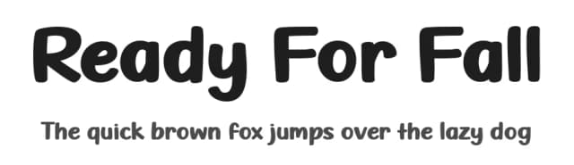 Ready For Fall by Misti's Fonts — Script Handwritten Font