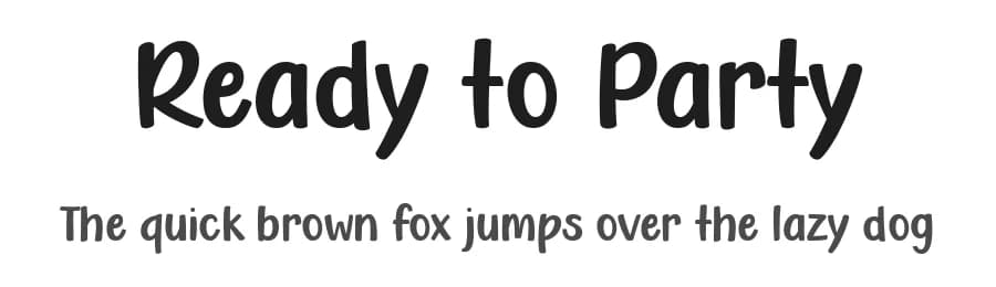 Ready to Party by Misti's Fonts — Script Handwritten Font