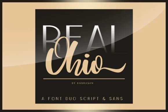 Real Ohio Duo Font by Khurasan — Script Handwritten Font