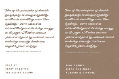 Real Stones Font by feydesign — Script Handwritten Font — thumbnail 5