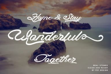 Real Stones Font by feydesign — Script Handwritten Font — thumbnail 6