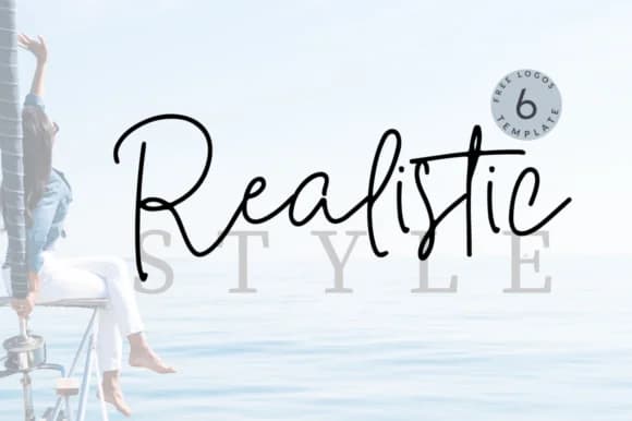 Realistic Font by Studio_Art — Script Handwritten Font