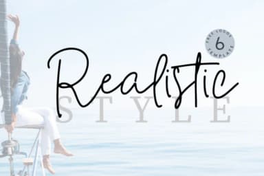 Realistic Font by Studio_Art — Script Handwritten Font — thumbnail 1