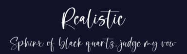 Realistic by Dav studio — Script Handwritten Font — thumbnail 2